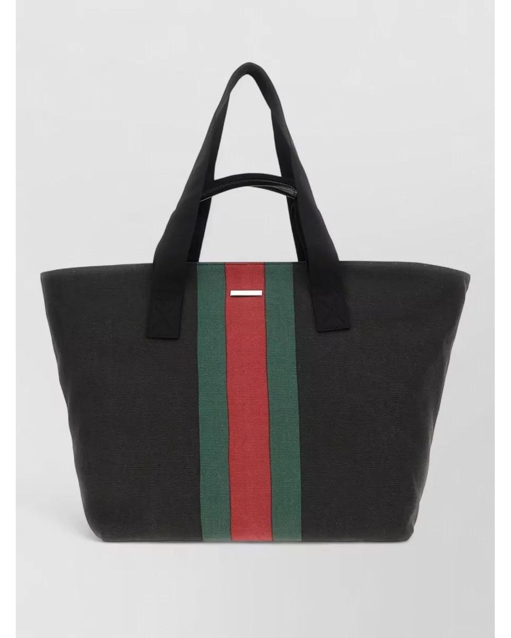 Gucci Black Canvas Medium Tote Bag for men