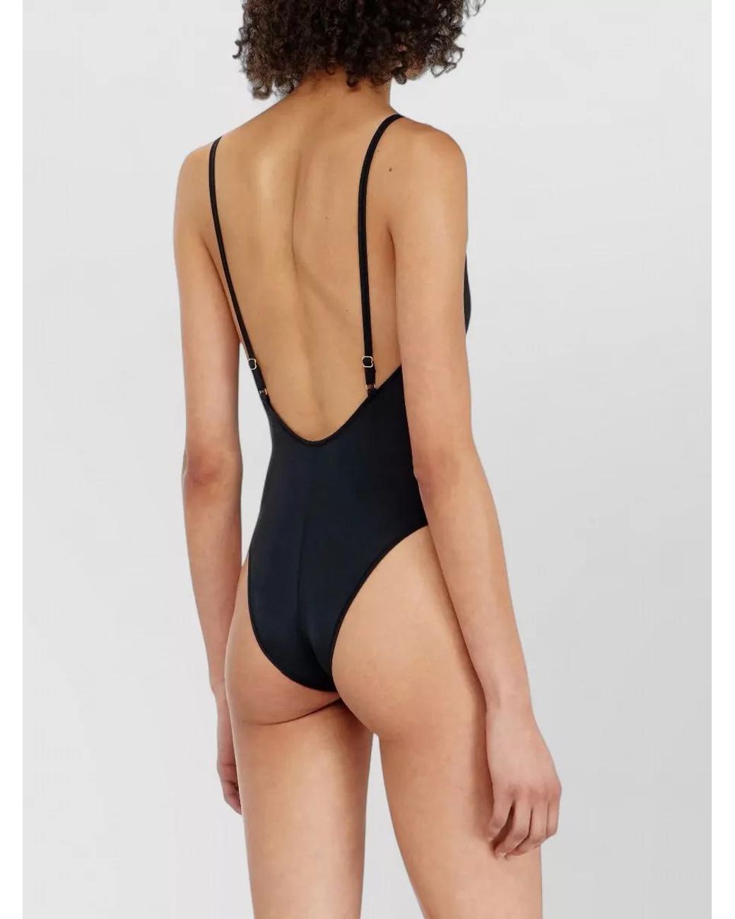 DIESEL Blue Cutout Bodysuit