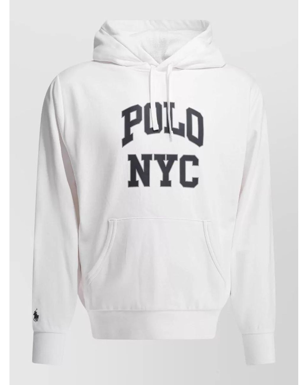 Polo Ralph Lauren Gray Cotton Logo Hoodie for men