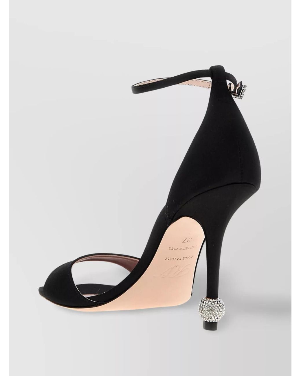 Roger Vivier White Silk Sandals