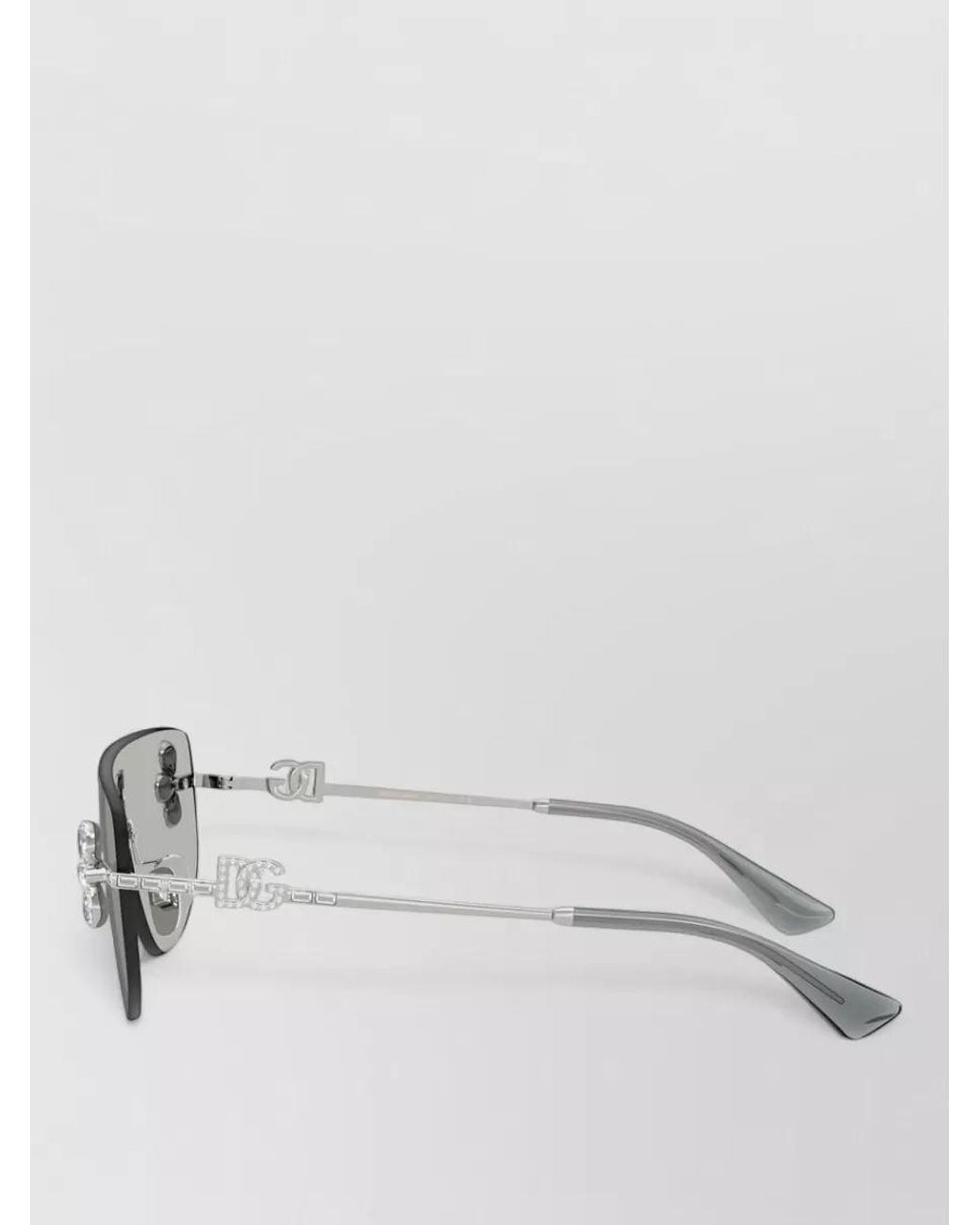 Dolce & Gabbana Gray Acetate Sunglasses
