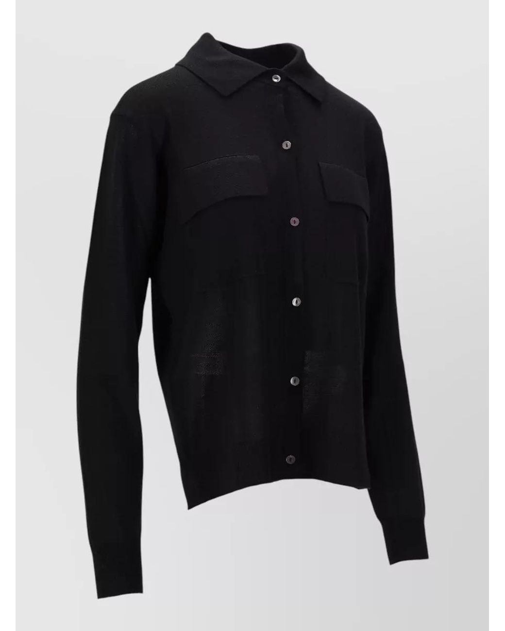 P.A.R.O.S.H. Blue Cashmere Wool Silk Cardigan