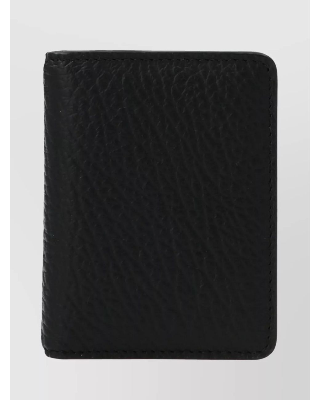 Maison Margiela Black Leather Bifold Keyring Card Holder