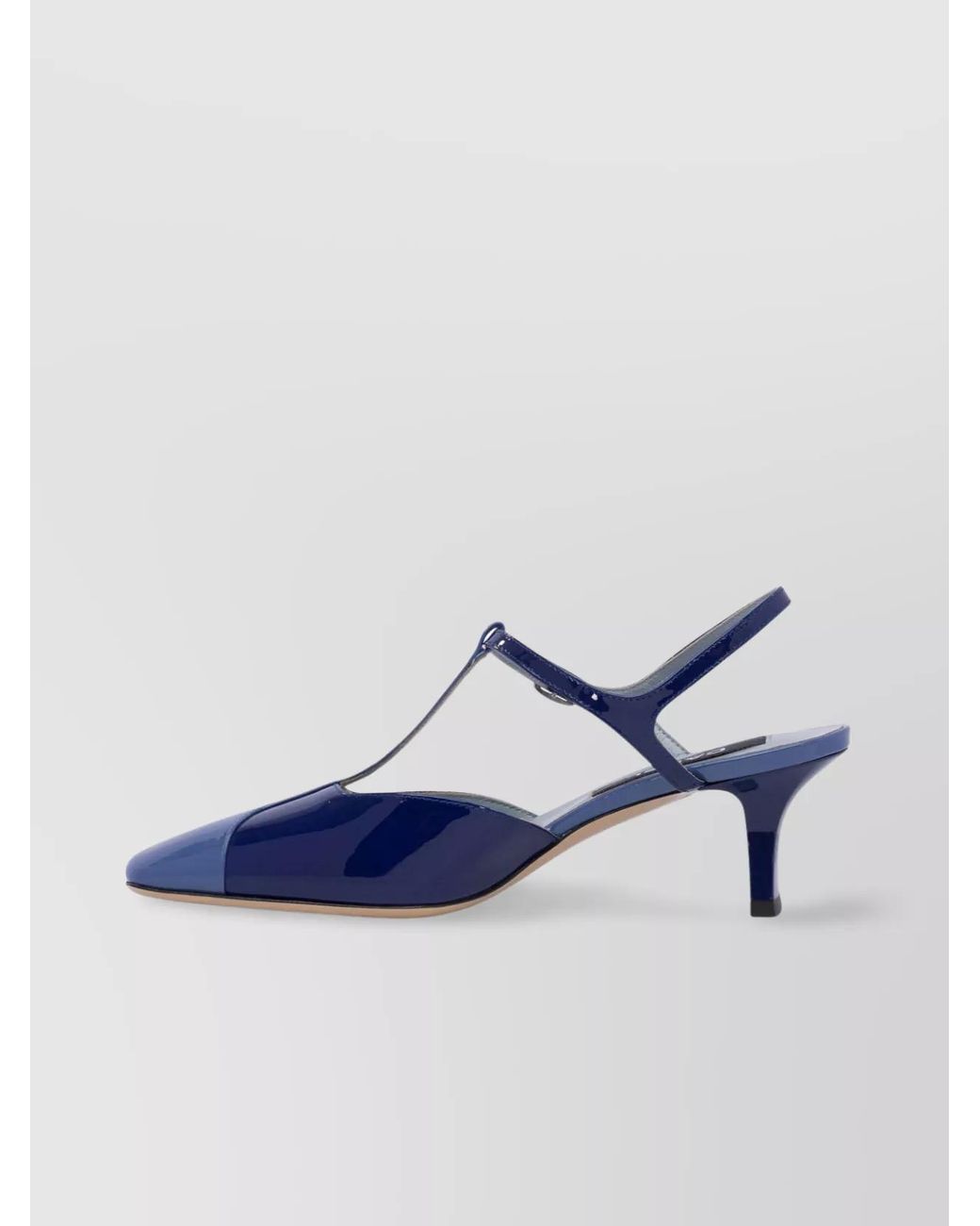 CAREL PARIS Blue Calf Leather Sandals