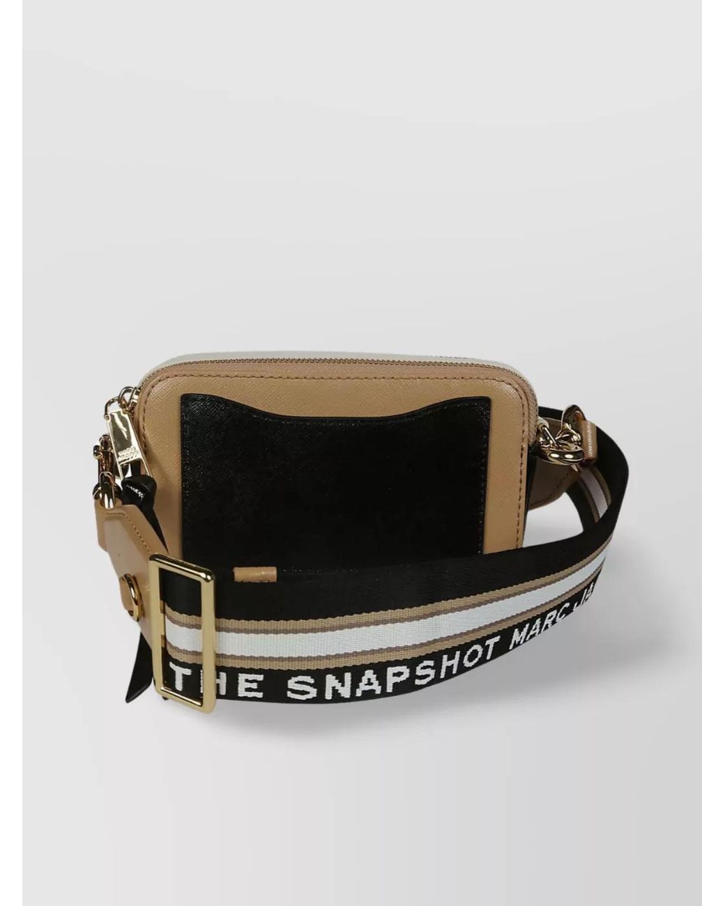 Marc Jacobs Natural The Snapshot Leather Crossbody Bag