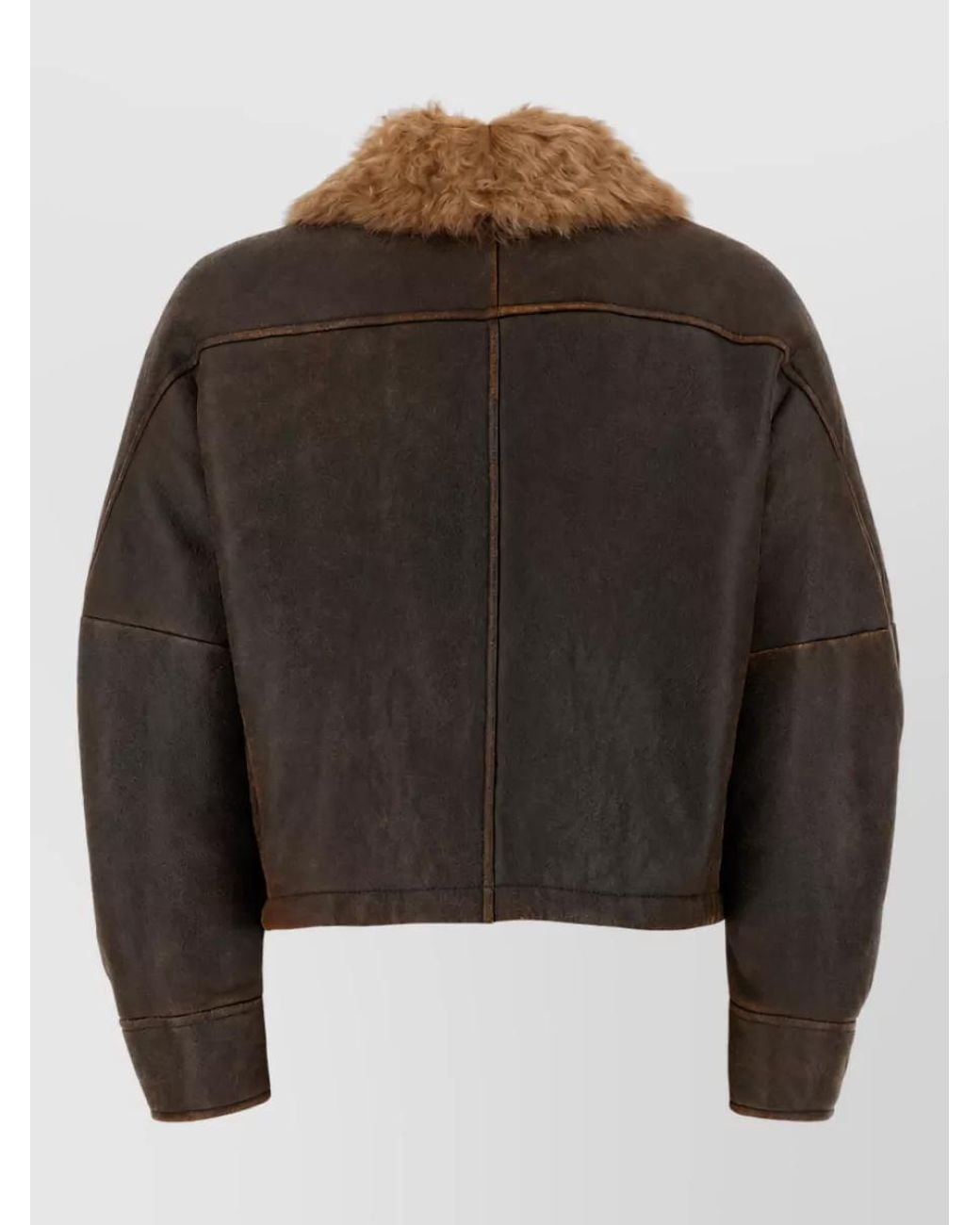 Brunello Cucinelli Black Shearling Jacket