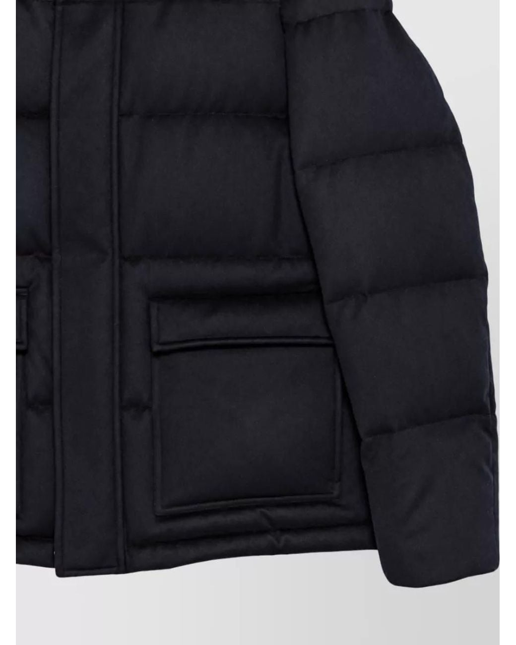 Jacob Cohen Blue Cashmere Padded Coat for men