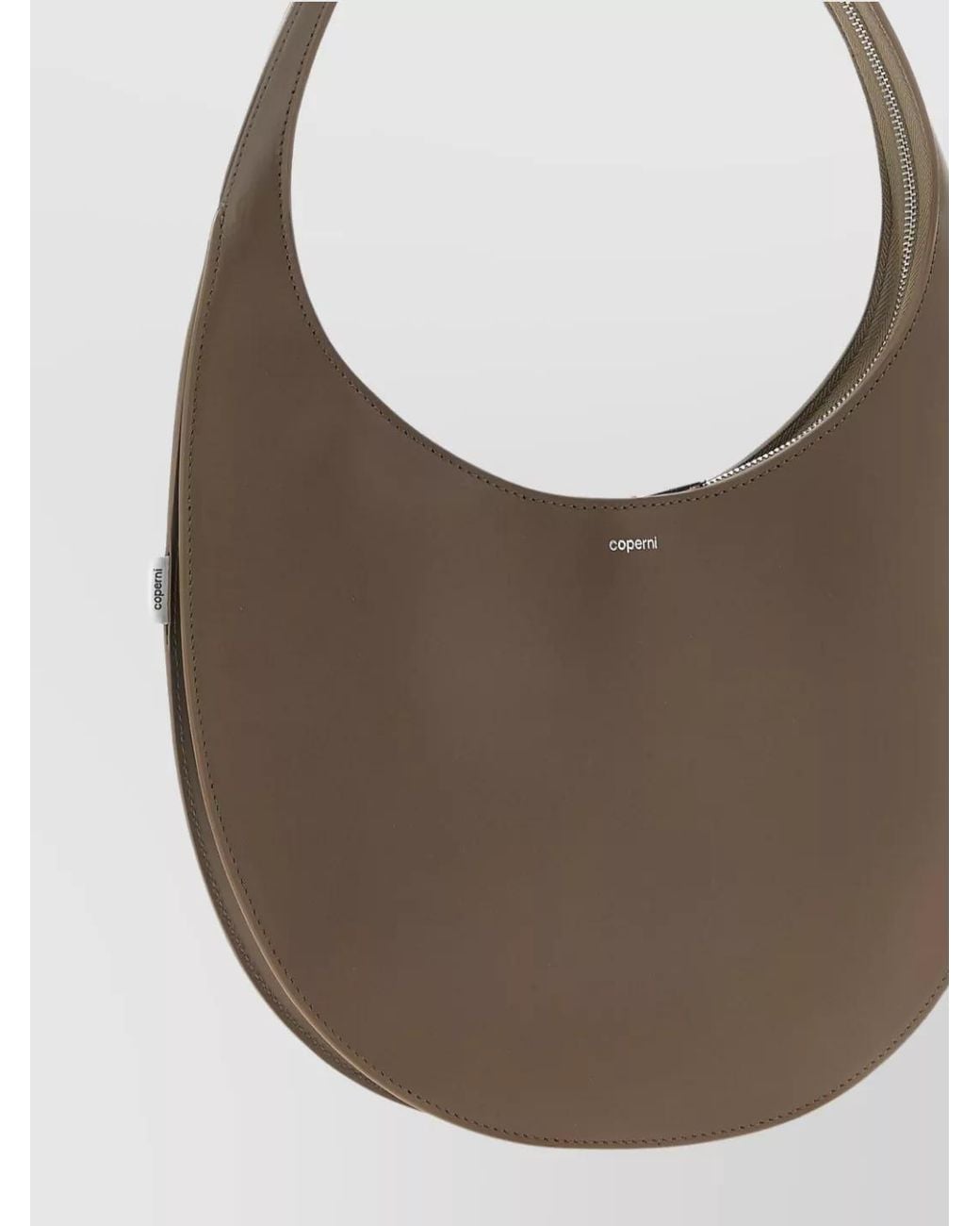 Coperni Brown Swipe Medium Leather Shoulder Bag