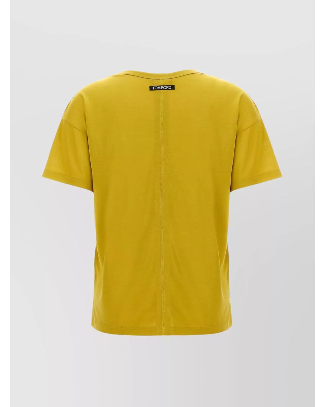 Tom Ford Yellow Silk T-Shirt