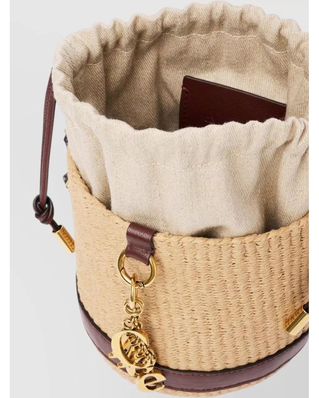 Chloé White Na Bucket Bag
