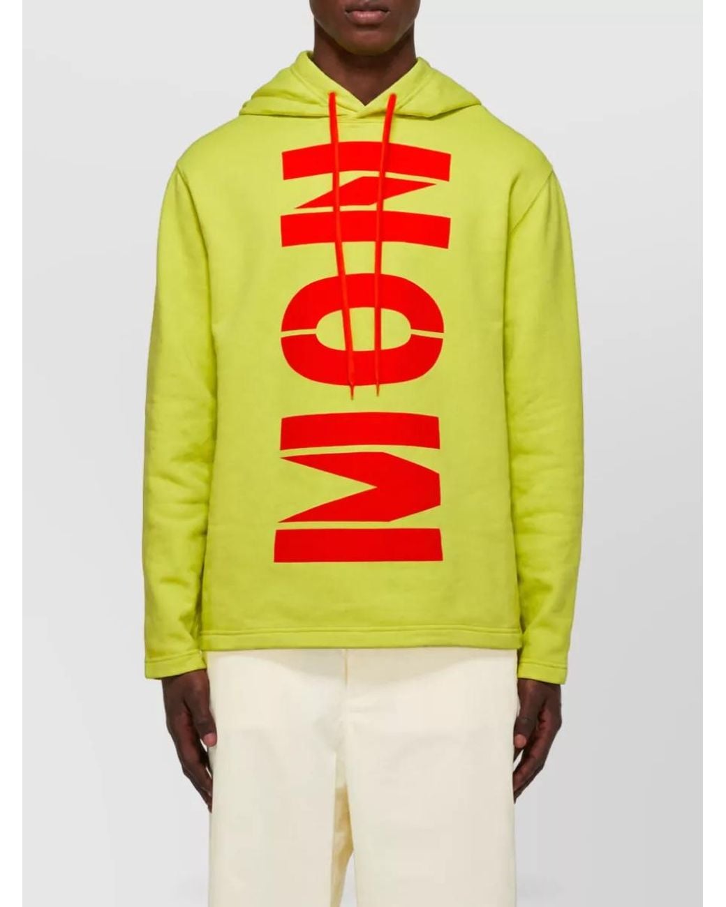 Moncler Genius Gray Cotton Hoodie for men