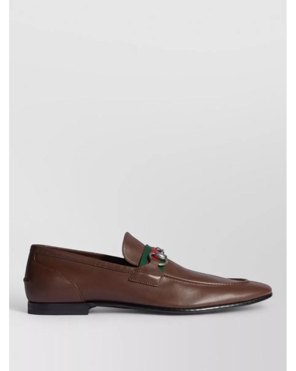 Gucci Brown Leather Loafers for men