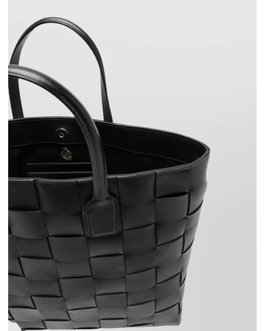 Dragon Diffusion Black Pino Leather Tote Bag