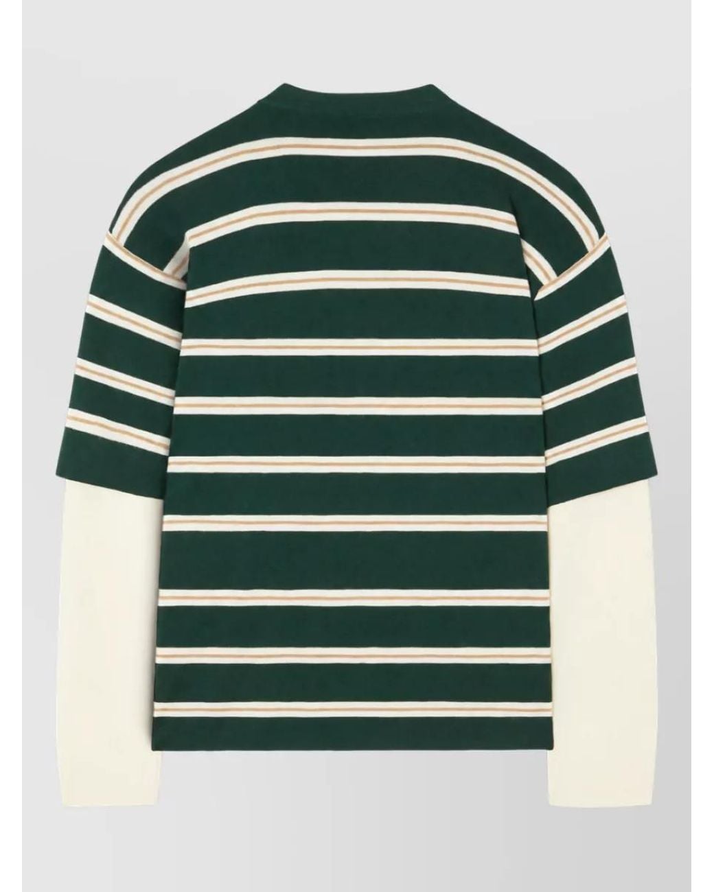 Alanui Green Ribbed Long-Sleeve Knitted Top