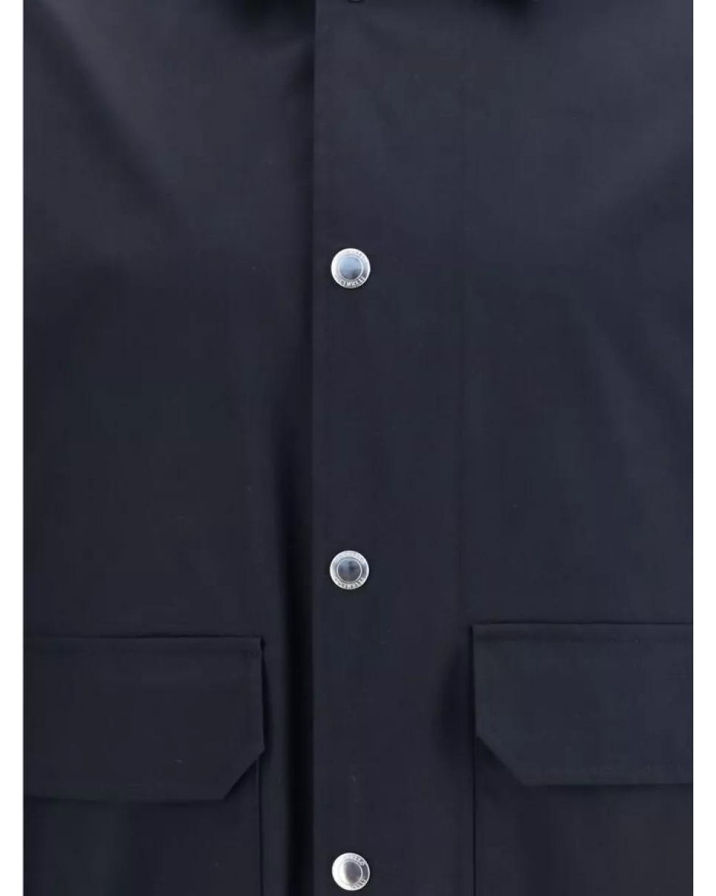 Brunello Cucinelli Blue Silk Biker Jacket for men