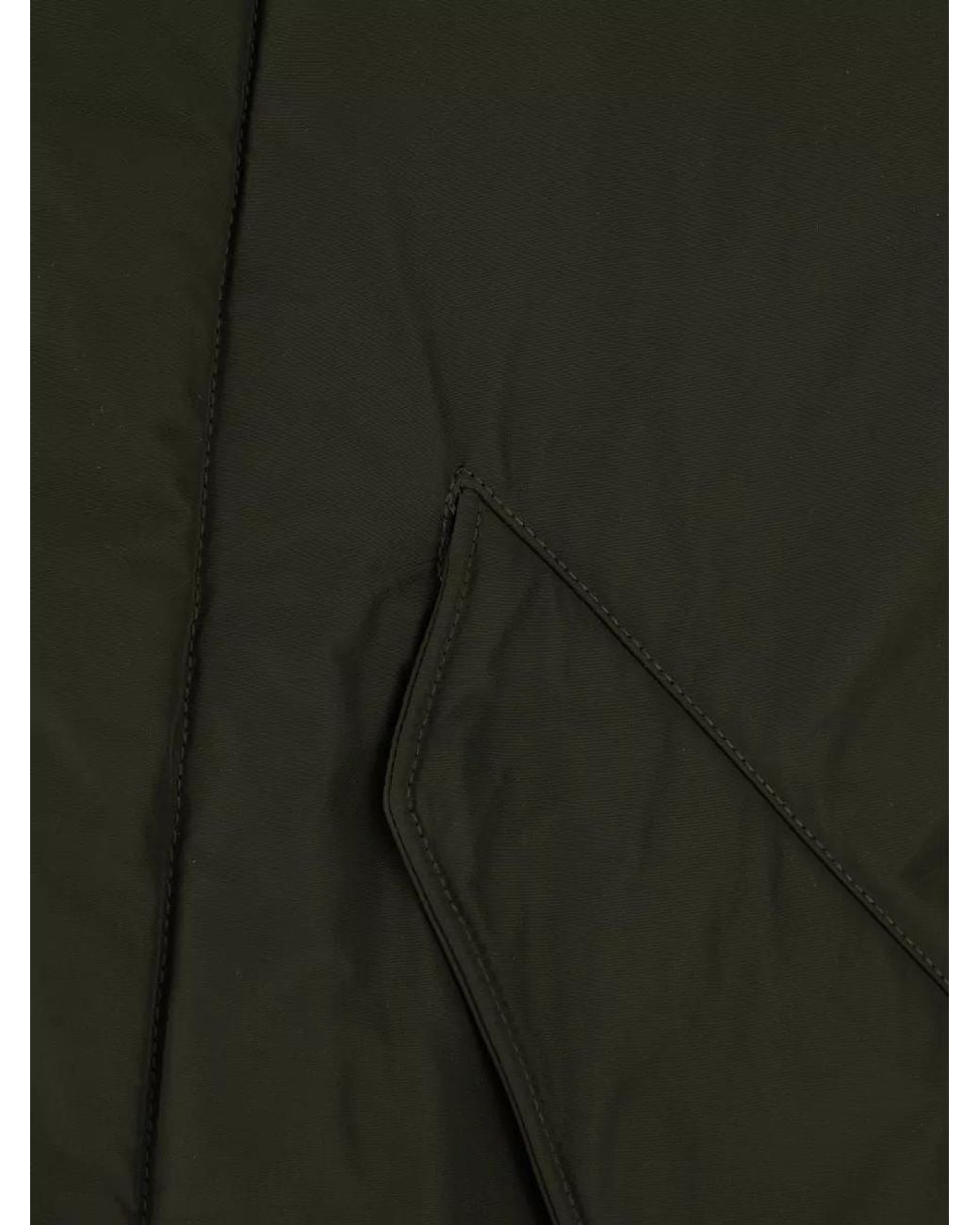 Stone Island Green Padded Coat for men