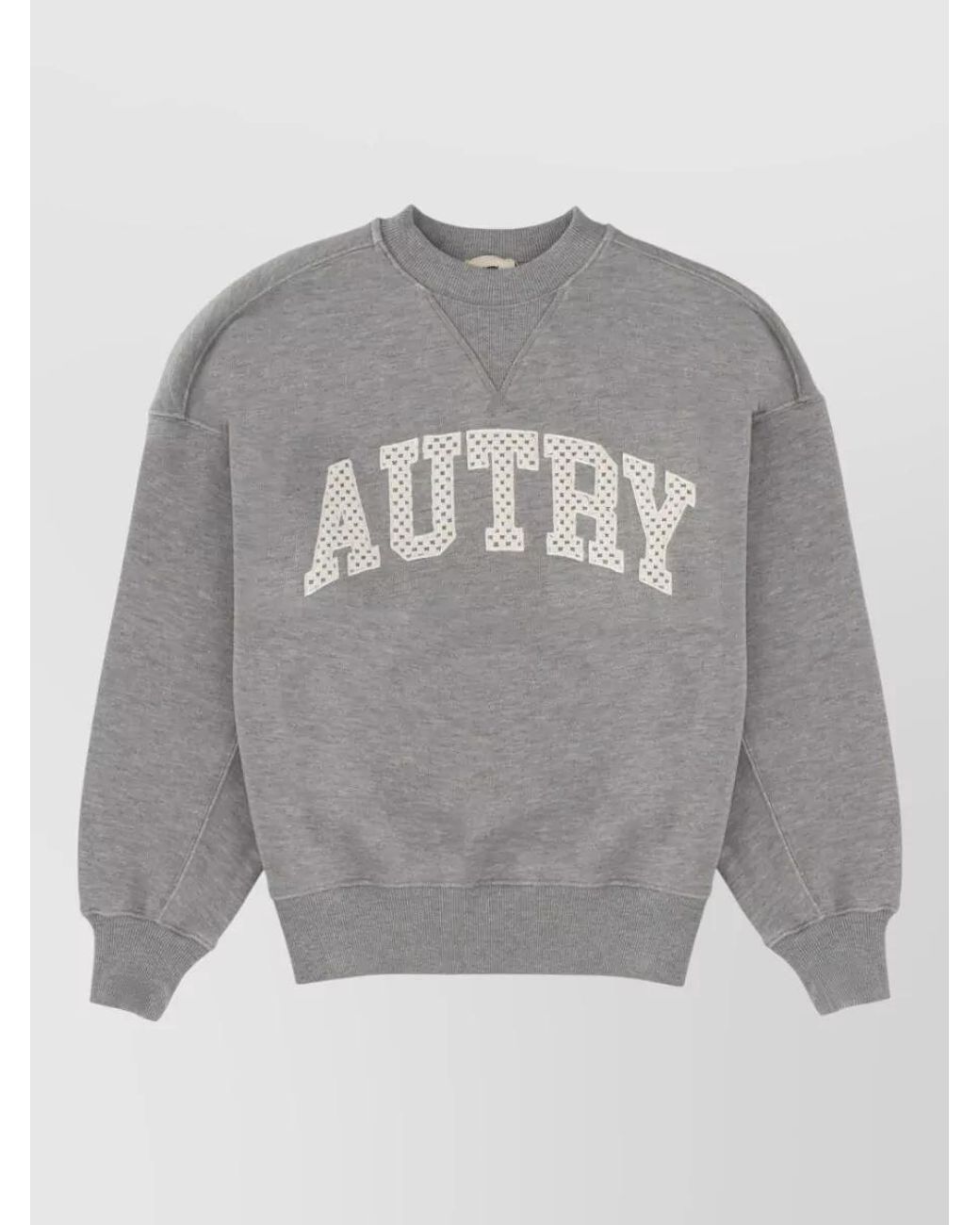 Autry Gray Loose-Fit Sweatshirt