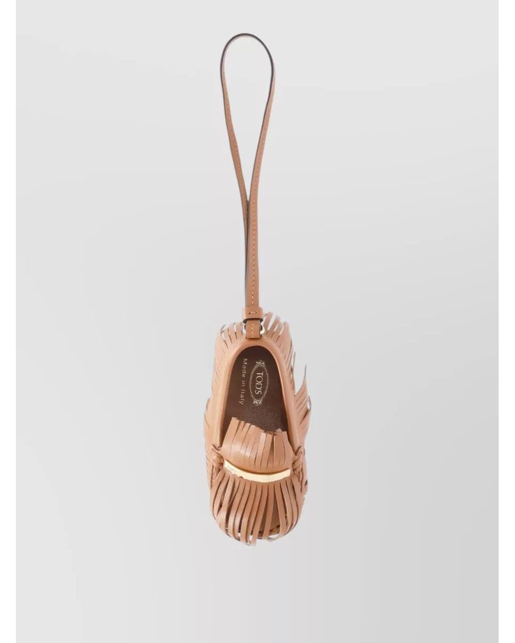 Tod's Multicolor Leather Fringe Keychain