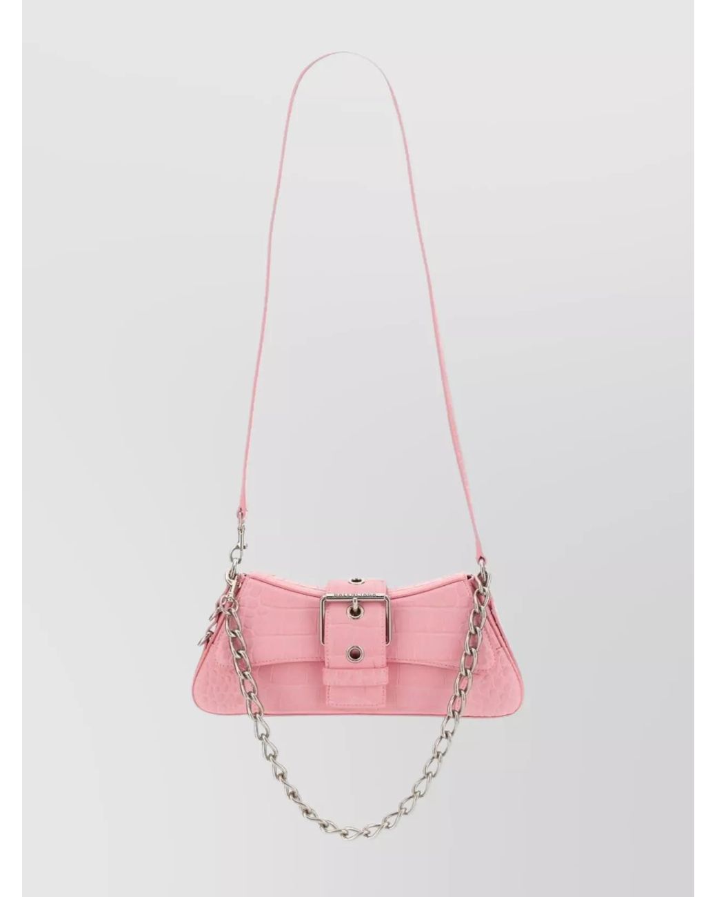 Balenciaga Pink Lindsay Leather Shoulder Bag
