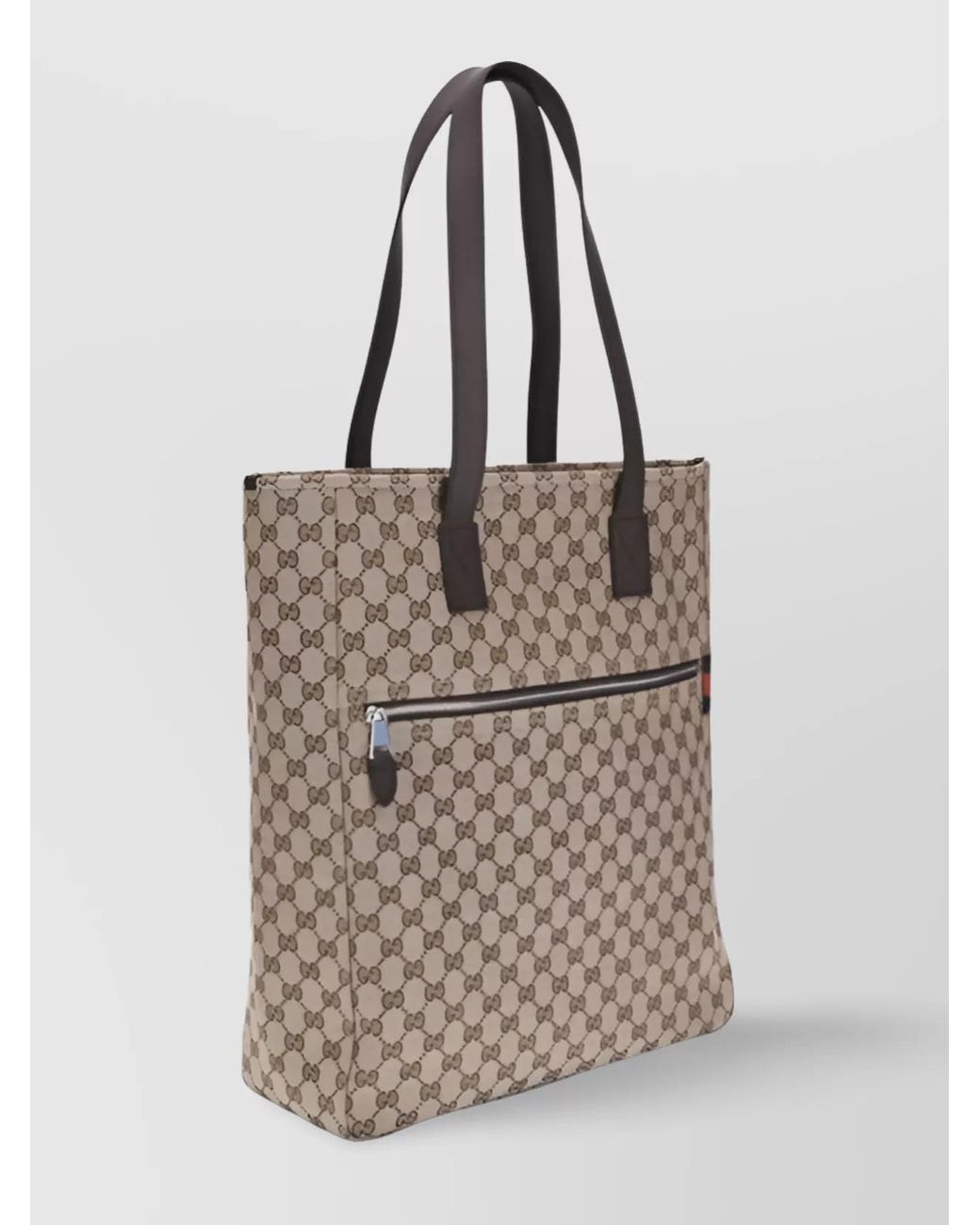 Gucci Natural Monogram Canvas Tote Bag for men
