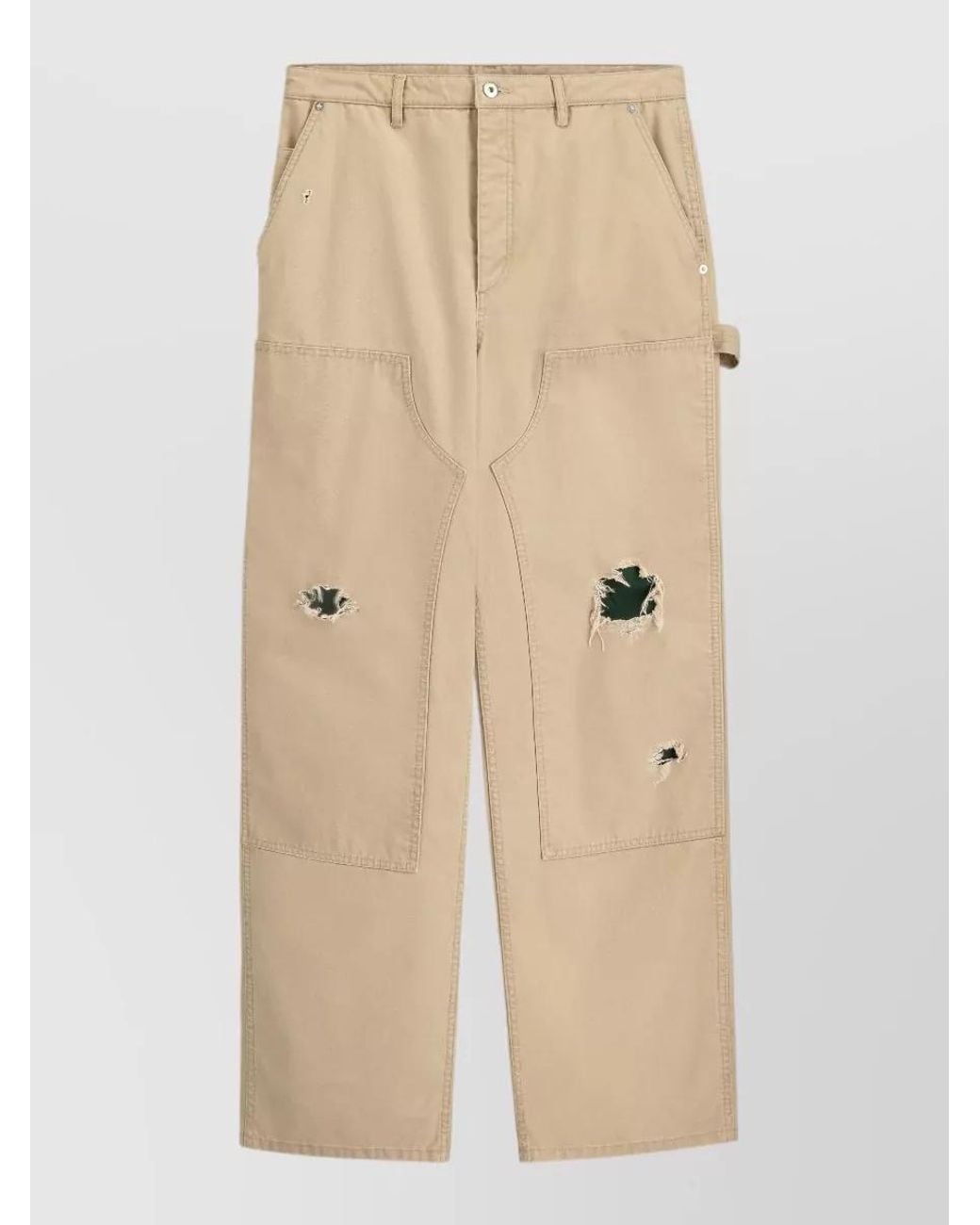 Dior Natural Denim Cargo Shorts for men