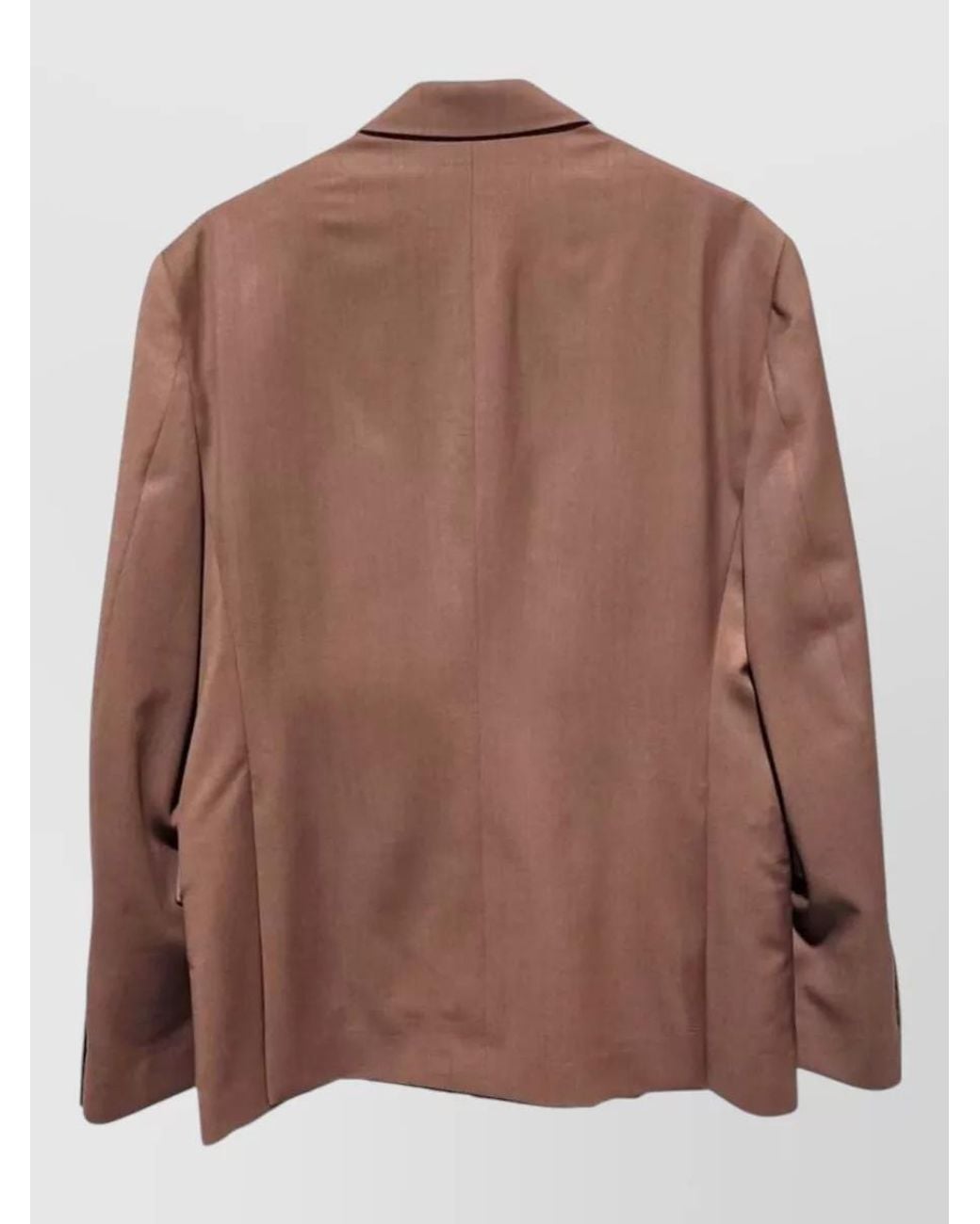 Lardini Brown Double Breasted Suit Jacket Reg for men