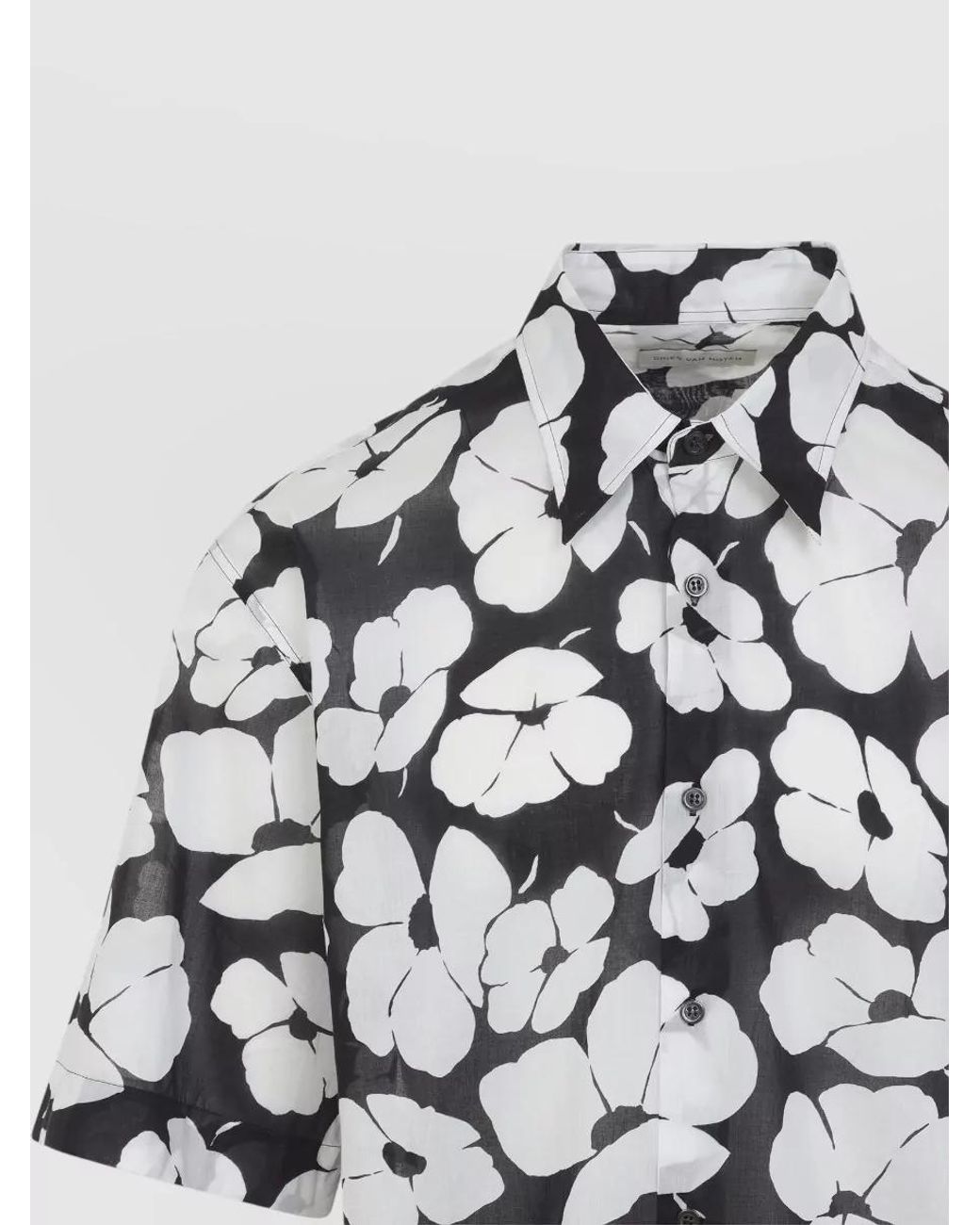 Dries Van Noten White Cotton Shirt for men