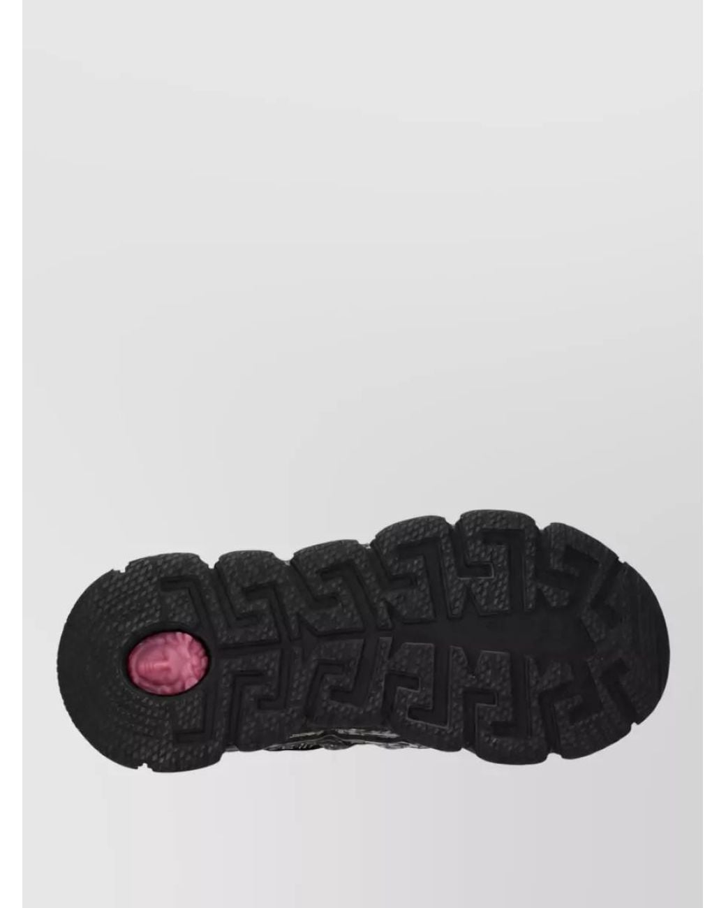 Versace Black Fabric Low-Top Sneakers for men