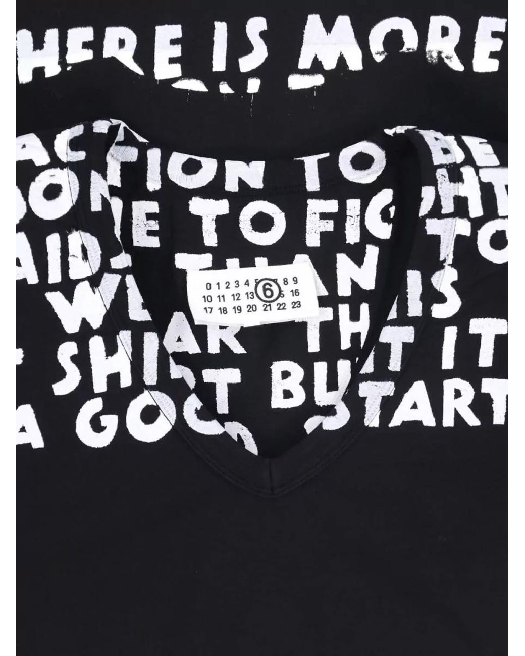 MM6 by Maison Margiela Black Short-Sleeve Shirt for men