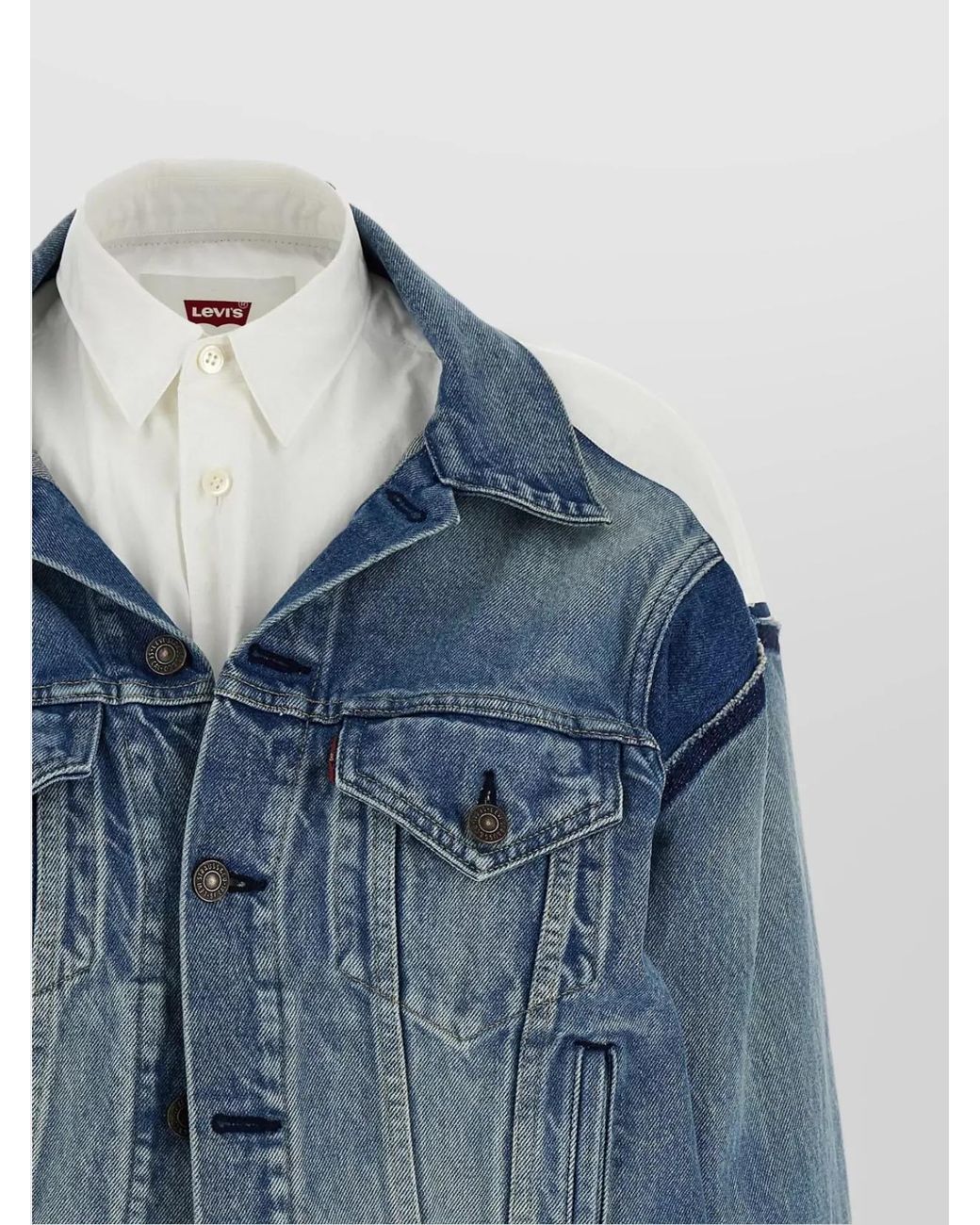 Junya Watanabe Blue Denim Shirt Jacket