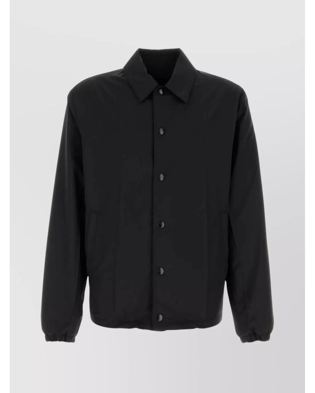 Prada Black Wool Blend Lightweight Jacket for men