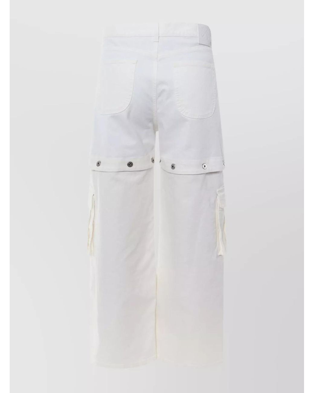 Off-White c/o Virgil Abloh White Denim Super Baggy Jeans for men