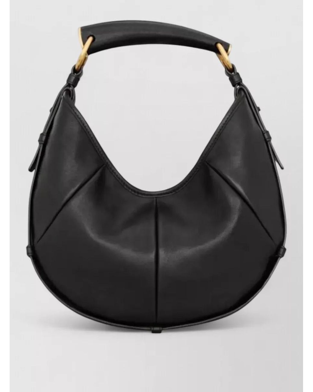 Saint Laurent Black Mombasa Small Leather Shoulder Bag