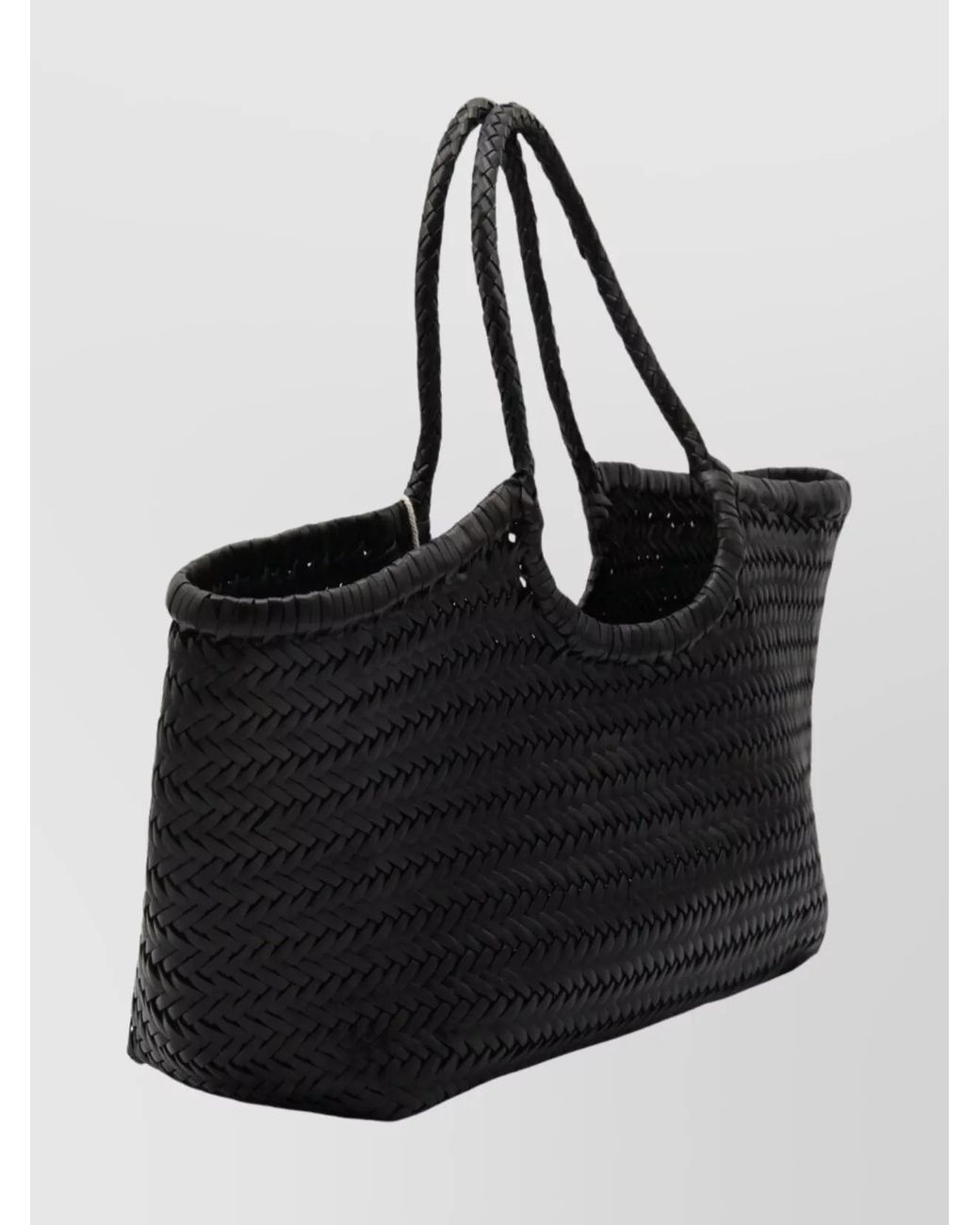 Dragon Diffusion Black Nantucket Big Leather Tote Bag