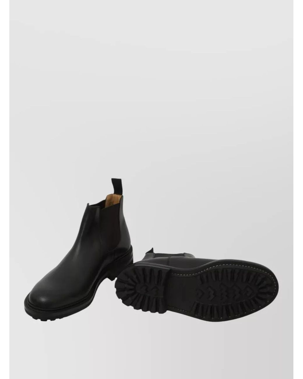 Church's Black Calfskin Leather Chelsea Boots for men