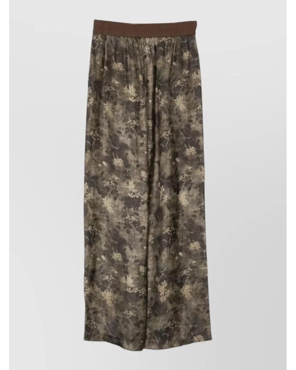 Uma Wang Multicolor Floral-Print Wide-Leg Pyjama Trousers