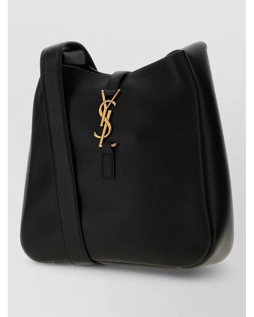 Saint Laurent Black Le 5 À 7 Calf Leather Cross-Body Bag
