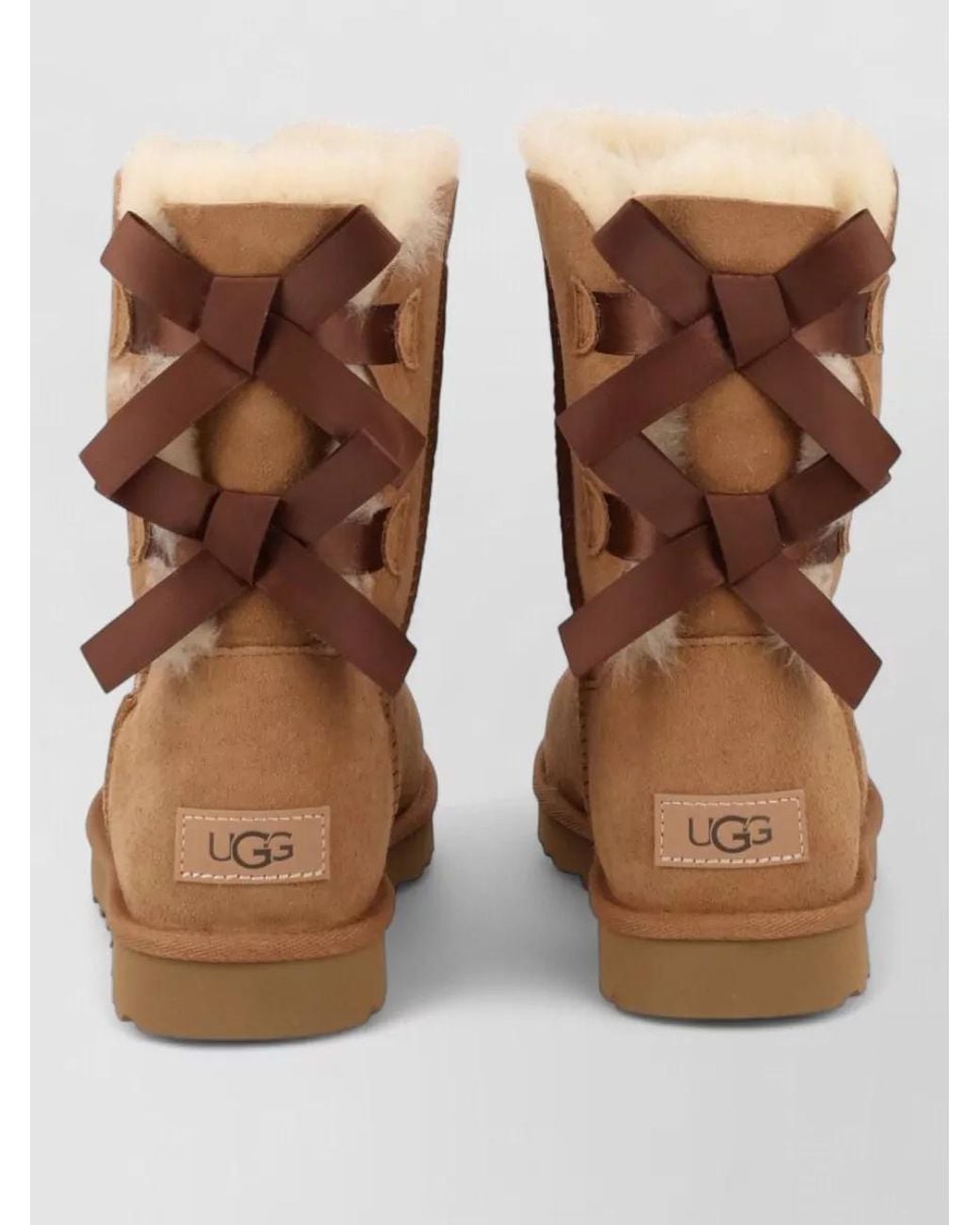 Ugg White Shearling Ankle Boots