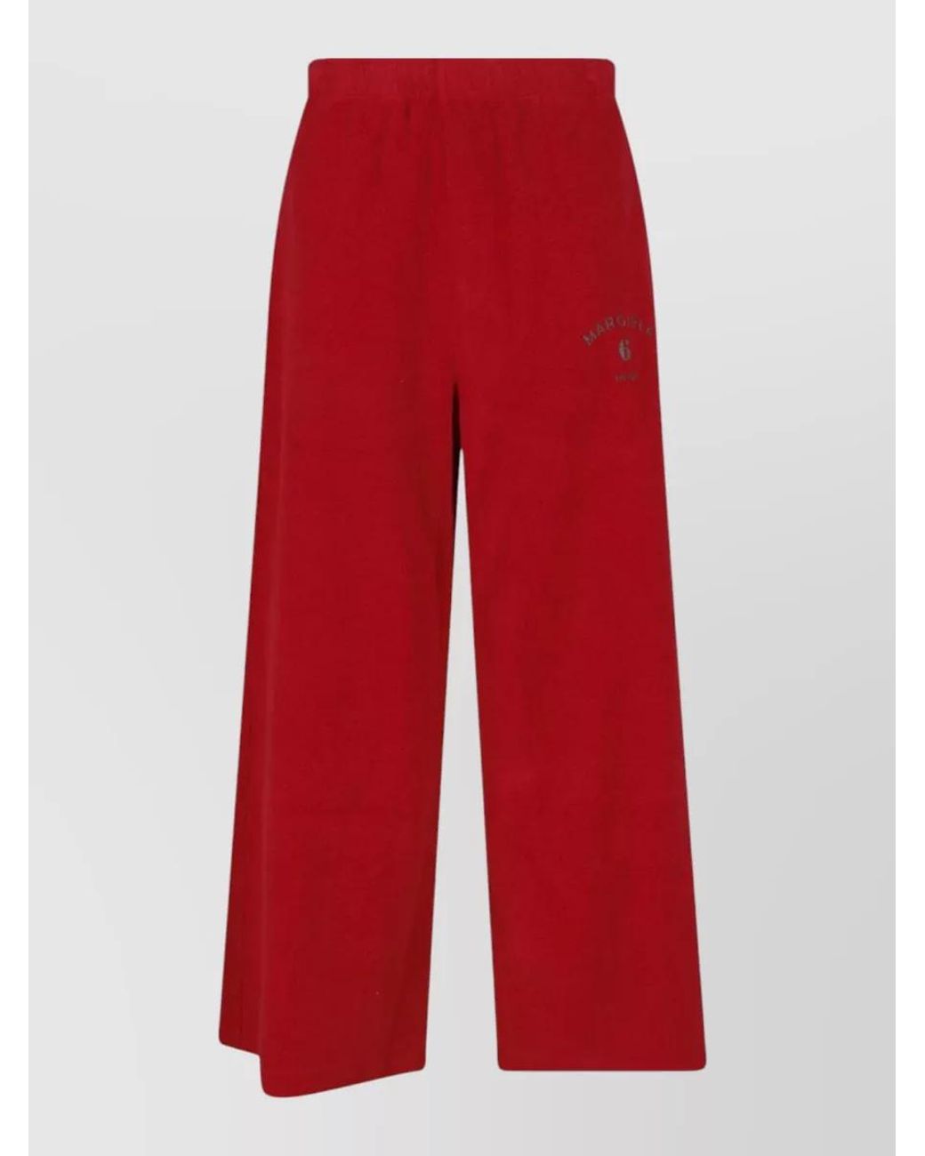 MM6 by Maison Margiela Red Straight Chino Shorts for men