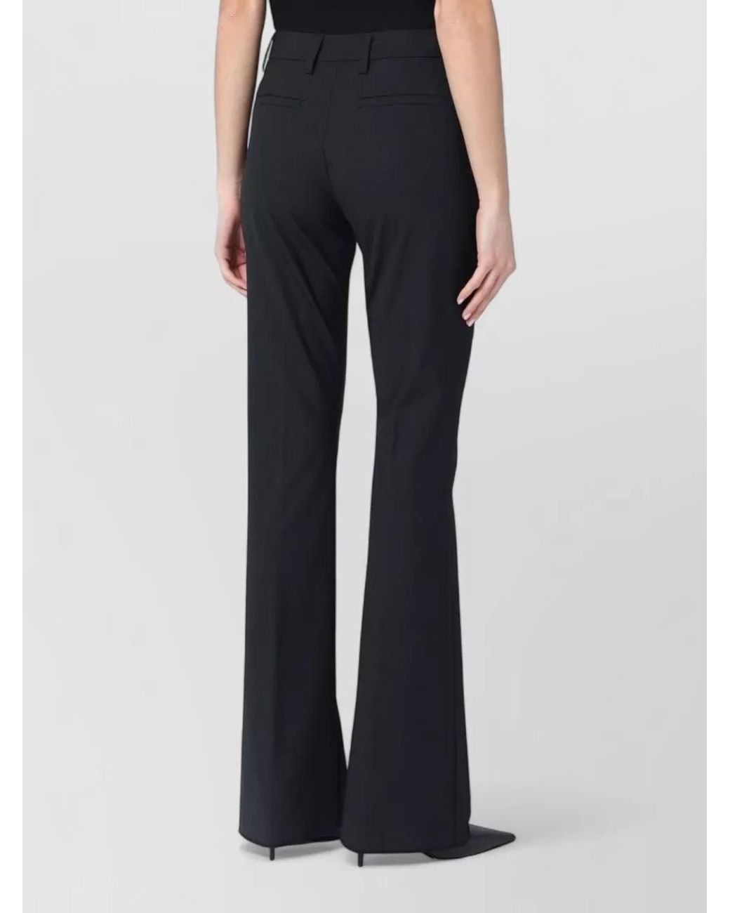 Thelatest Black Flared Trousers