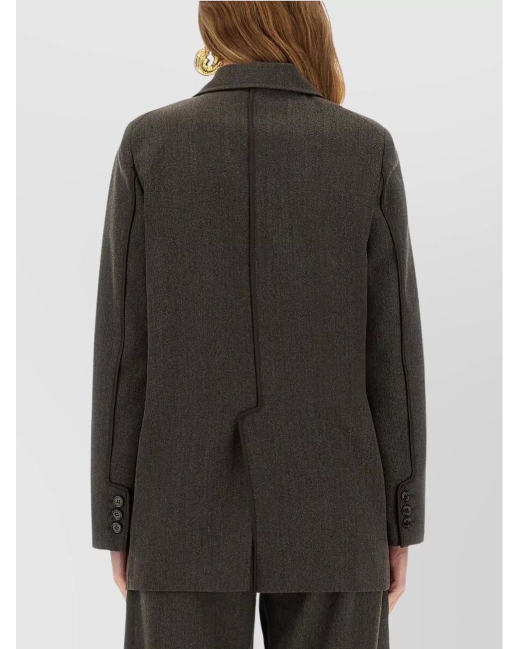 Moschino Gray Wool Blazer