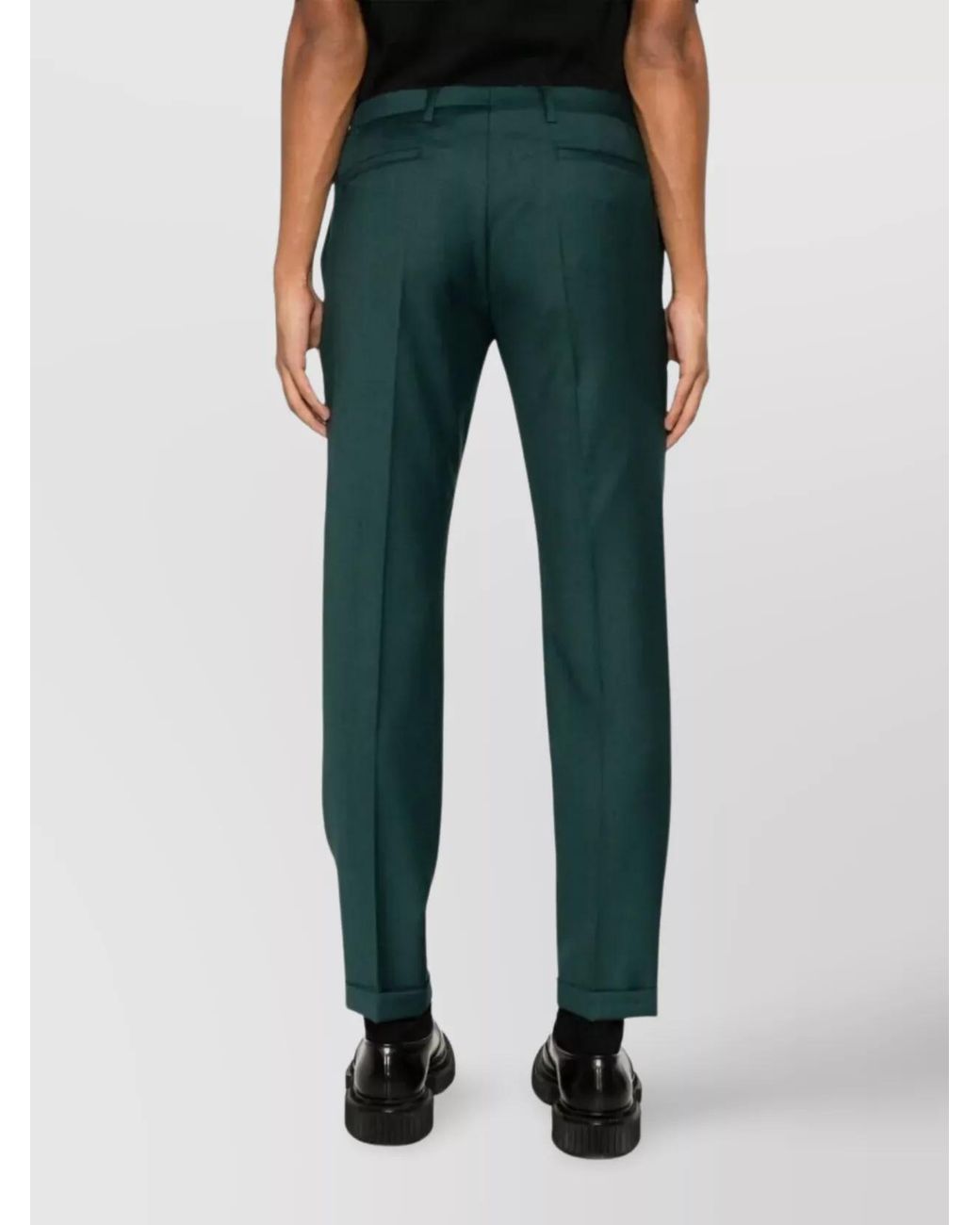 Paul Smith Blue Wool Tailored Trousers for men