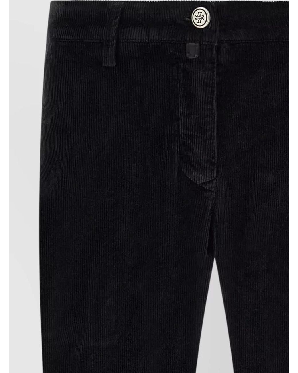 Jacob Cohen Blue Corduroy Tapered Chinos for men