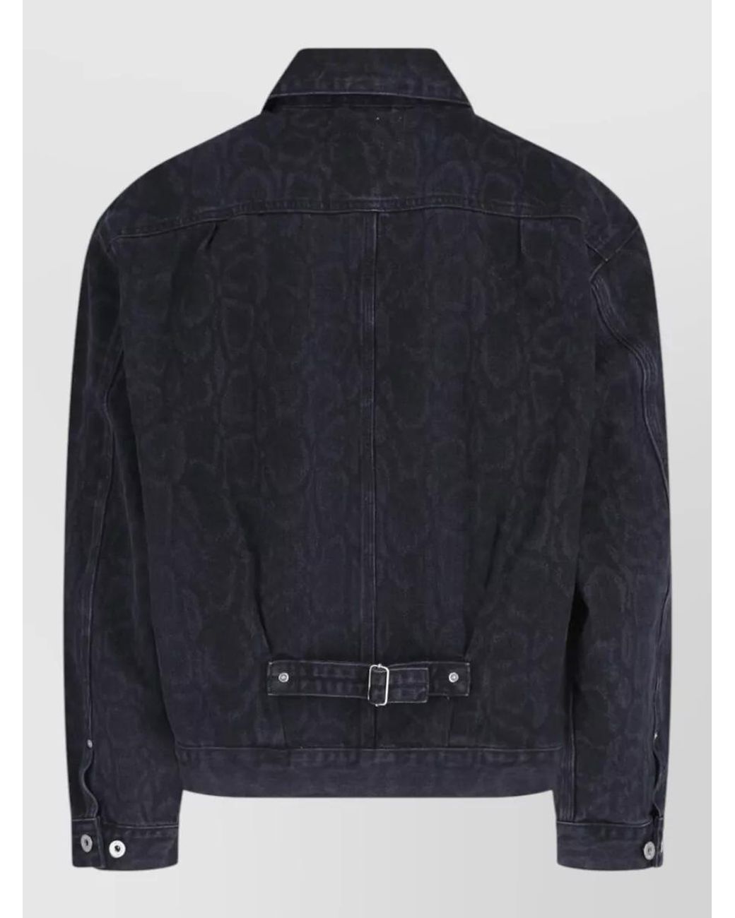 Carhartt Blue Denim Single-Breasted Coat for men