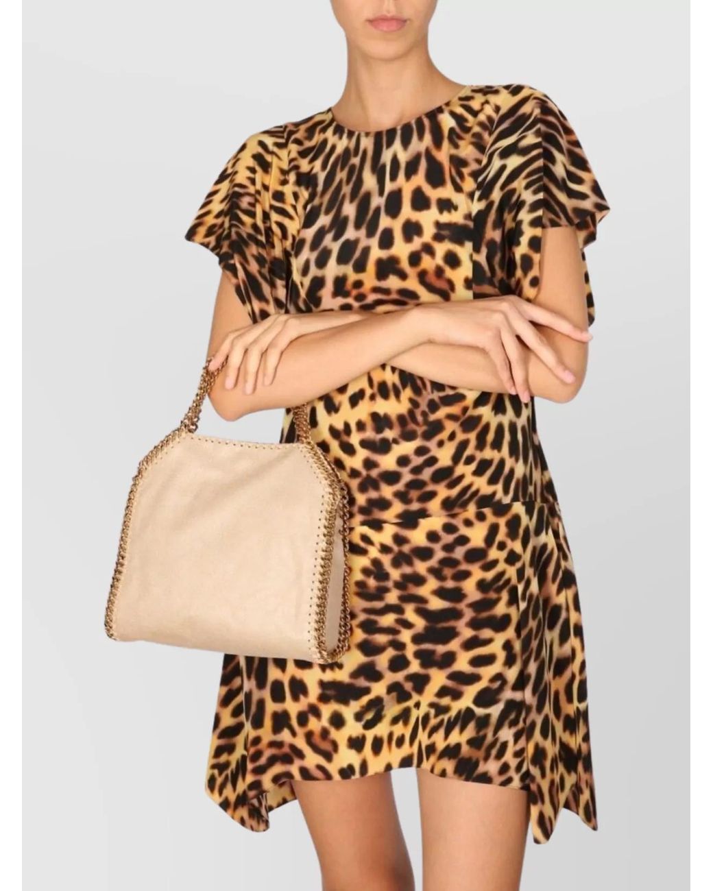 Stella McCartney White Printed Mini Dress