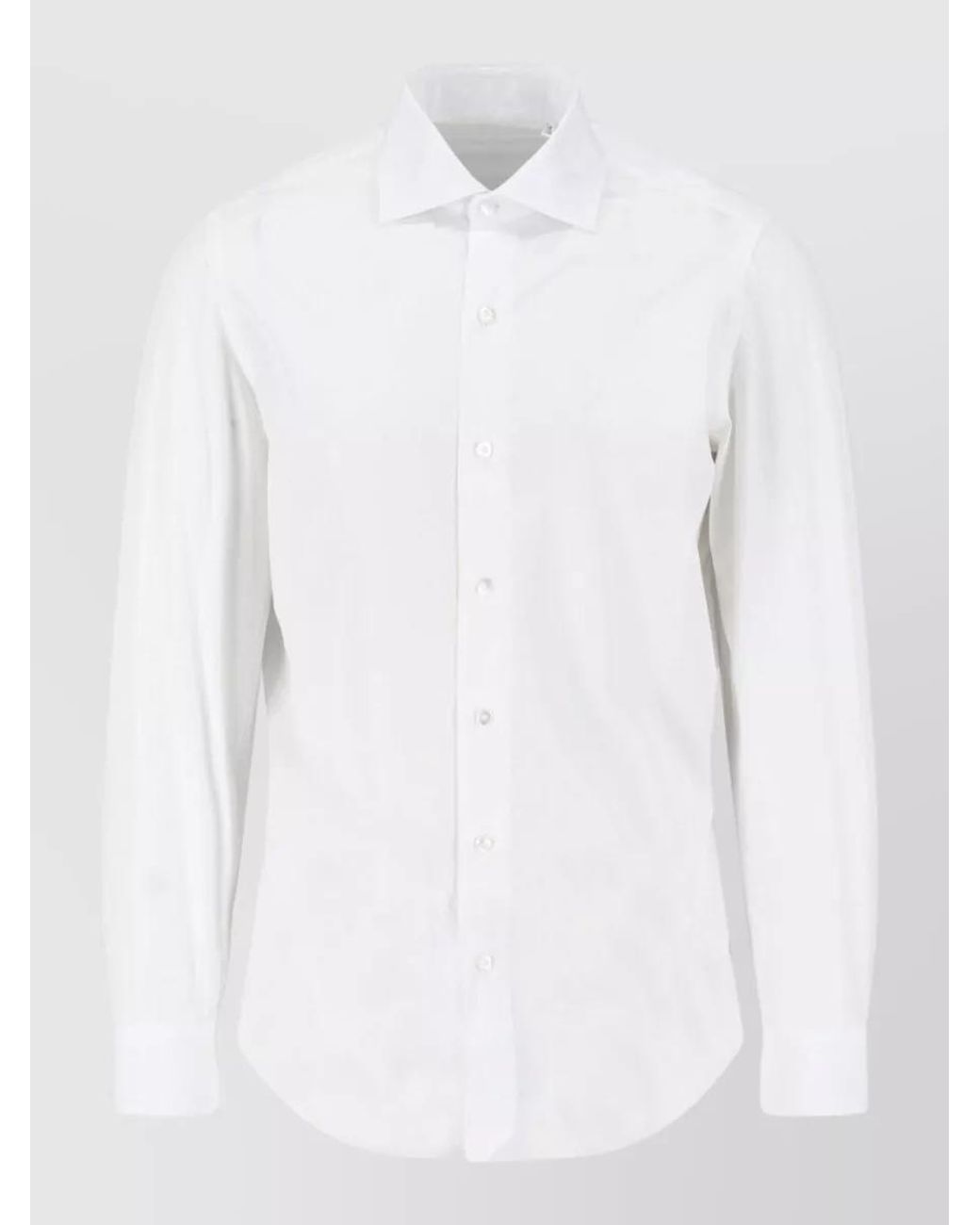 Finamore 1925 White Cotton Shirt for men