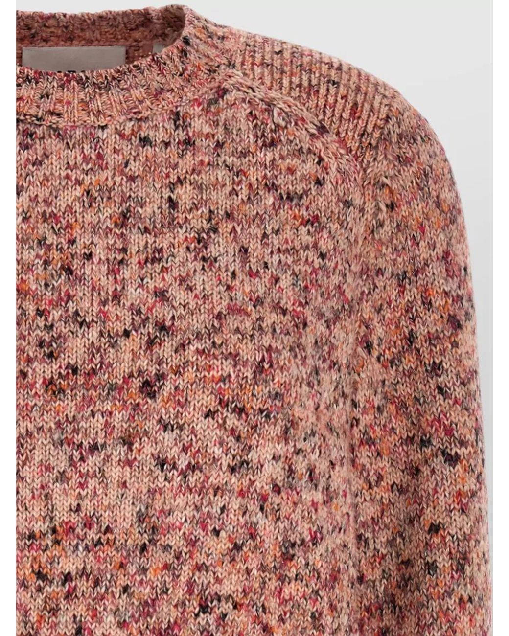 Isabel Marant Pink Alpaca-Blend Thick-Knit Raglan Sweater
