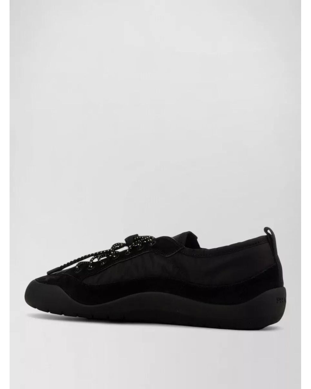 Prada Black Re-Nylon Lace-Up Sneakers for men
