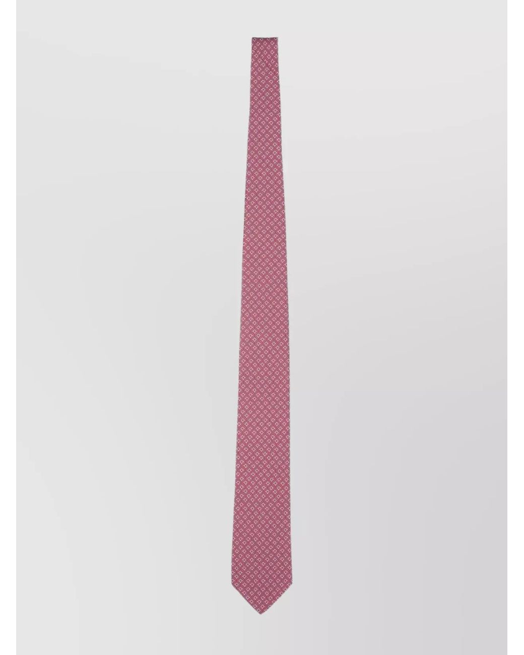Ferragamo Pink Silk Tie for men