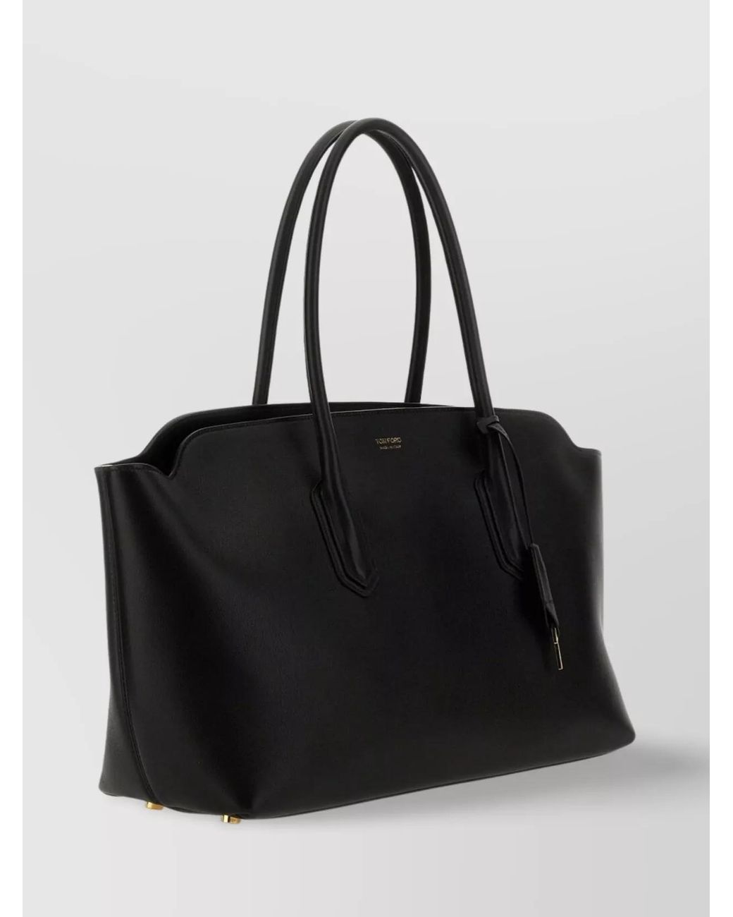 Tom Ford Black Alexander Large Leather Shoulder Bag